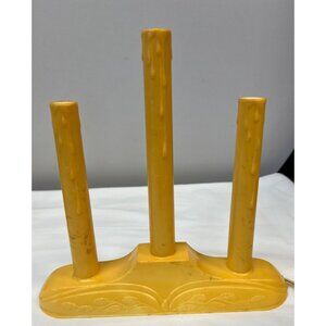 4 Vintage Electric Candelabra Light Holder, holds 3 bulbs